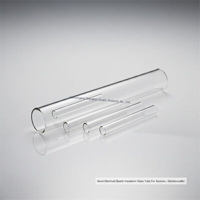 หลอดแก้วควอตซ์ฉนวนไฟฟ้าดี ทนความร้อนสูง ส่งผ่านแสงได้ดีเยี่ยมสำหรับการใช้งานในอุตสาหกรรมเซมิคอนดักเตอร์