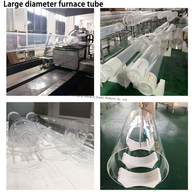 ผลิตตามสั่ง ทนต่ออุณหภูมิสูง กว้าง ทนต่อการกัดสนอง ทนต่อการกัดสนอง ท่อแก้วควอตซ์หลอม