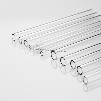 หลอดแก้วควอตซ์ใสทนความร้อนสูง ไม่มีฟองอากาศ และมีการส่งผ่านแสงสูง