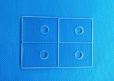 Igh Transmittance Fused Silica Substrates Custom Thickness 1750-1850 ℃แผ่นแก้วควอตซ์จุดหลอมเหลว