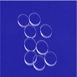 Optical Lenses Thick Glass Plate , Fused Quartz Sheet Smooth Surface Treatment