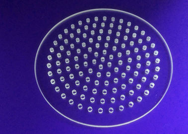 Igh Transmittance Fused Silica Substrates Custom Thickness 1750-1850 ℃แผ่นแก้วควอตซ์จุดหลอมเหลว
