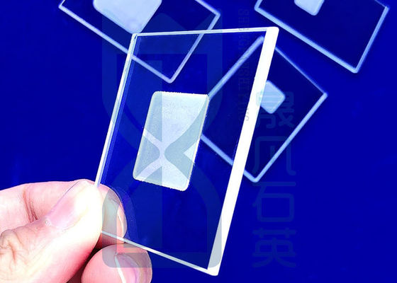 100mm*2mm XRD Sample Tank Microbial Quartz Glass Slides for Lab