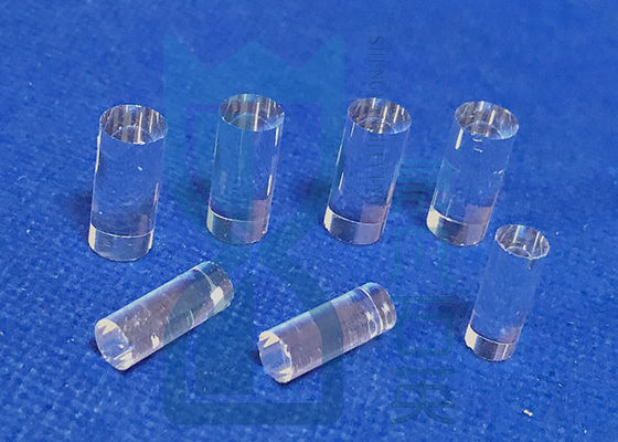 ใส 2.2g / Cm3 92% หลอมควอตซ์ก้านแก้วควอทซ์อุณหภูมิสูงใสก้านควอทซ์ที่กำหนดเอง