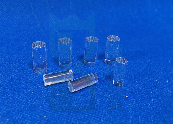ใส 2.2g / Cm3 92% หลอมควอตซ์ก้านแก้วควอทซ์อุณหภูมิสูงใสก้านควอทซ์ที่กำหนดเอง