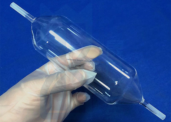 หลอดแก้วควอตซ์ใสทนความร้อนสูง ไม่มีฟองอากาศ และมีการส่งผ่านแสงสูง