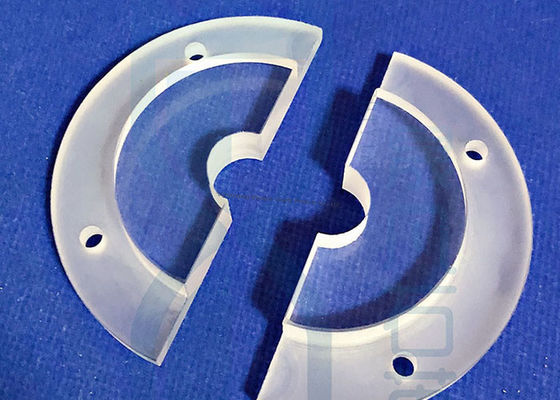 ความแม่นยําสูง JGS1 JGS2 JGS3 Quartz Glass Plate Glass Quartz Sheet CNC Process ตัดตามขนาด สับซ้อนซิลิค้า