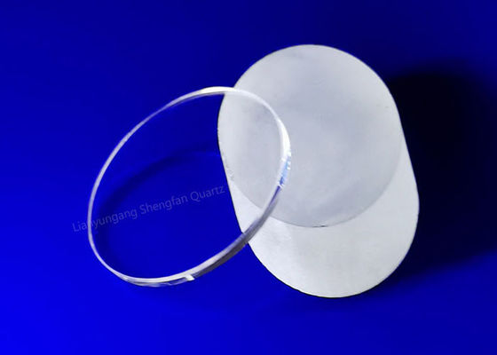 Morse 6.5 Optical Glass Thin Round Fused Silica Plate