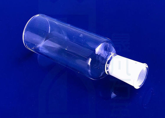 SGS Laboratory Quartz Glass Conical Flask Reagent Bottle ปรับแต่งด้วยฝาเกลียว