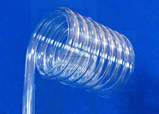 ท่อแก้วควอตซ์ใส 300 มม OD สําหรับแสง UVC ทนอุณหภูมิสูง