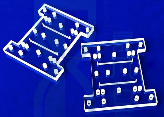 แผ่นกระจกควอตซ์ทนความร้อนสูงแบบกำหนดเองสำหรับเครื่องบ่ม พร้อมค่าความคลาดเคลื่อน ±0.02 มม. และอุณหภูมิใช้งาน 1150C