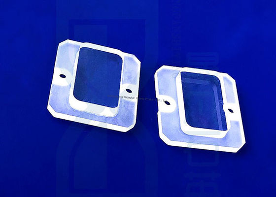 ความแม่นยําสูง JGS1 JGS2 JGS3 Quartz Glass Plate Glass Quartz Sheet CNC Process ตัดตามขนาด สับซ้อนซิลิค้า