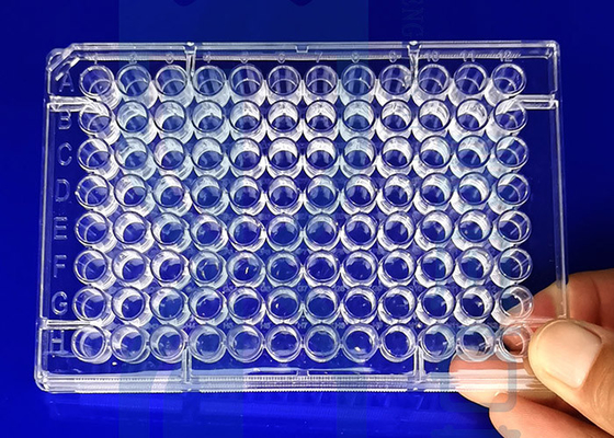 Quartz Precision Glass Machining แผ่น Hemagglutination SIO2 96 Well
