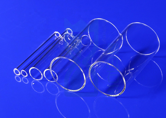 หลอด UV หลอดทดลอง Quartz Reactor Glass Sleeves สำหรับหลอดฆ่าเชื้อโรค 100MM