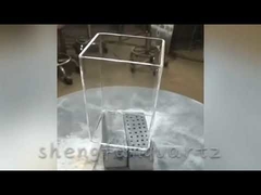 เบ้าหลอมแก้วควอตซ์ซิลิกาอุณหภูมิสูงสำหรับการให้ความร้อนหรือสารเคมี