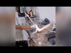 การประมวลผลกระจกท่อควอตซ์ของไฟ สีเลืองบิดอุณหภูมิสูง