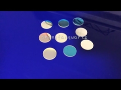 แผ่นกระจกควอตซ์ส่งผ่านสูง ISO ฟิวส์ซิลิกา 2.2g/Cm3