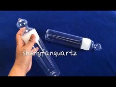 ถังทำความสะอาดแก้วควอตซ์ทนกรดและด่าง 1100 ℃เครื่องปฏิกรณ์จานเพาะเชื้อ