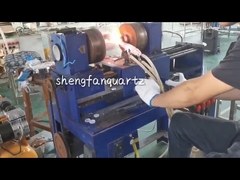 ความบริสุทธิ์สูง การประมวลผลเพิ่มเติม ท่อควอทซ์ผสมใสพร้อมช่อง