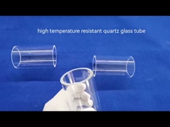 หลอด UV หลอดทดลอง Quartz Reactor Glass Sleeves สำหรับหลอดฆ่าเชื้อโรค 100MM