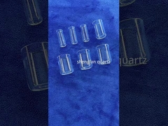 ท่อทดสอบควอตซ์ใส ความทนทานยาวนาน