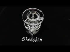 เครื่องปฏิกรณ์โฟโตคะตะลิติกแบบสองชั้นแบบกำหนดเองระดับพรีเมียม ทนทานต่อการกัดกร่อน กระจกควอตซ์ใส