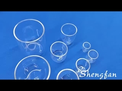 เบ้าหลอมฟิวส์ซิลิกา แผ่นควอตซ์พรีเมียมสำหรับใช้งานหลากหลาย