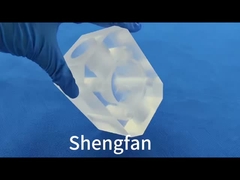 แผ่นกระจกควอตซ์ทนความร้อนสูง แผ่นฟิวส์ จานสั่งทำพิเศษ