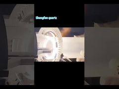 หน้าแปลนควอตซ์ใส ทนอุณหภูมิสูงและทนต่อการกัดกร่อนแบบกำหนดเอง