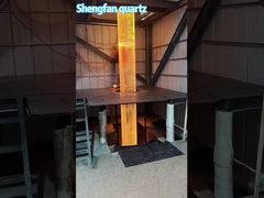 หลอดแก้วควอตซ์ขนาดใหญ่คุณภาพสูง