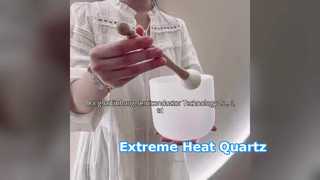 ชัดเจน 99.99% คริสตัลควอตซ์ร้องเพลงชามเสียง Healing Instruments