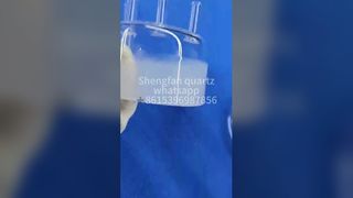 หลอดแก้วควอตซ์บริสุทธิ์พิเศษทนต่ออุณหภูมิสูง